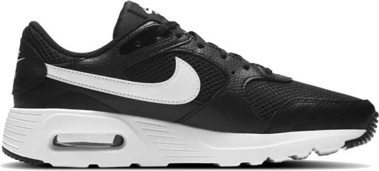 Nike PU Leren Air Max Sneakers Zwart Heren