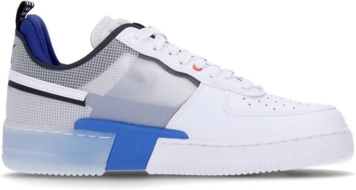 Nike React Lage Sneaker Wit Blauw Herenschoen White Heren