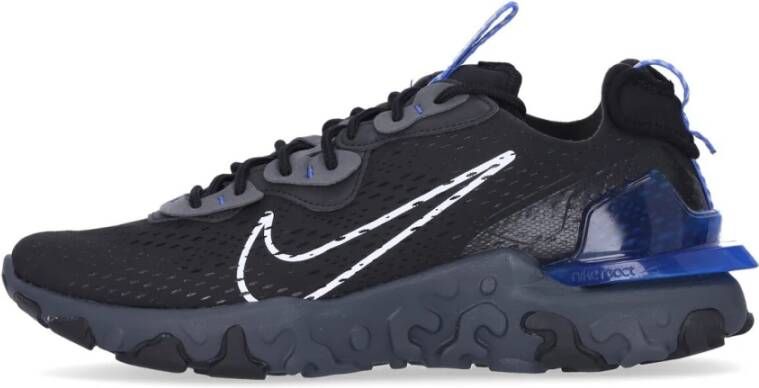 Nike React Vision Sneakers Zwart Wit Game Royal IJzer Grijs Black Heren