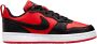 Nike Lage Court Borough Sneakers Rood Zwart Red Heren - Thumbnail 4