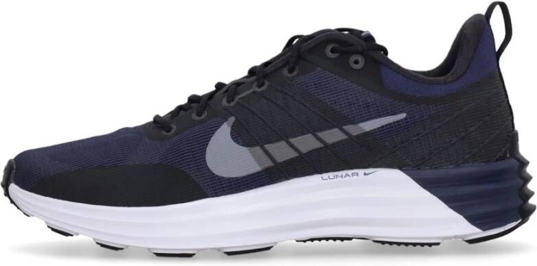 Nike Reflecterende Lage Top Sneakers Zwart Wit Black Heren