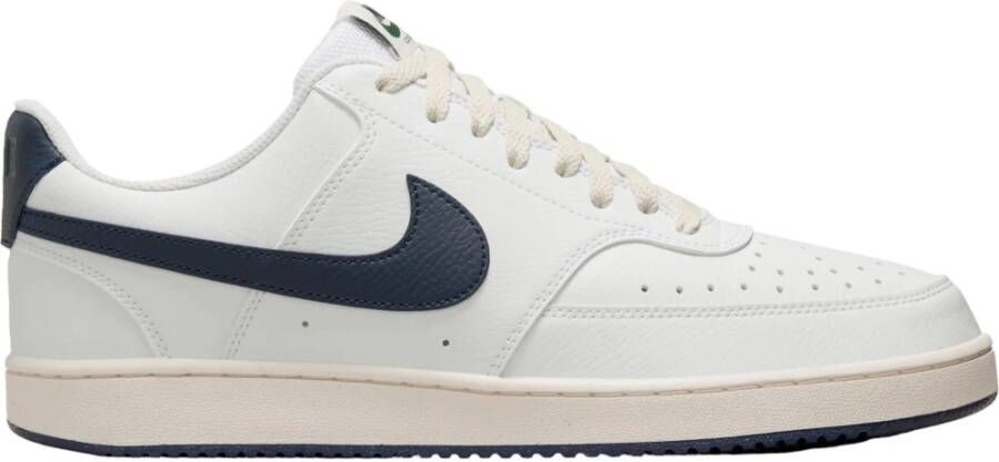 Nike Retro Basketbalsneakers Wit Blauw White Heren