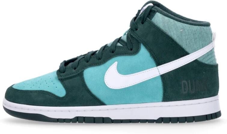 Nike Retro High Top Sneaker Groen Wit Green Heren