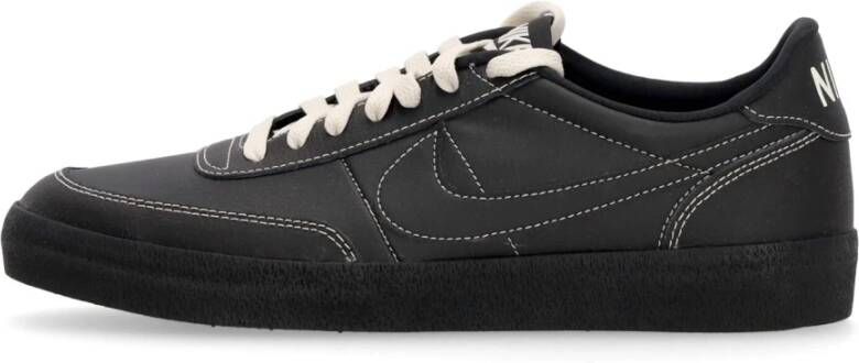 Nike Retro Leren Tennisschoen Zwart Black Heren