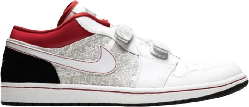 Nike Retro Low Velcro White Varsity Red White Heren