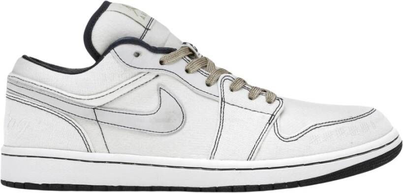 Nike Retro Phat Low Jeter Canvas White Heren