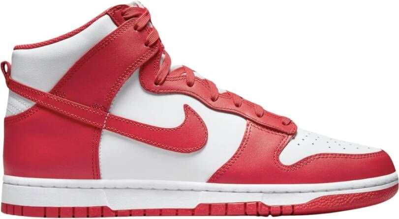 Nike Rode Dunk High Beperkte Editie Red Heren