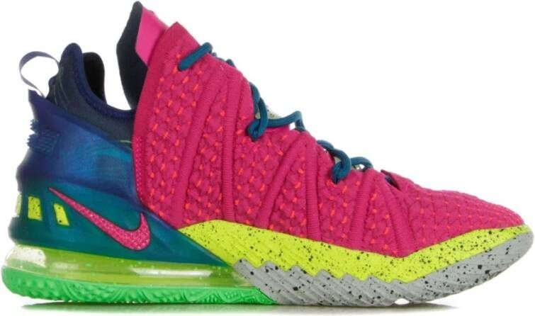 Nike LeBron 18 Heren Schoenen Pink Synthetisch Foot Locker