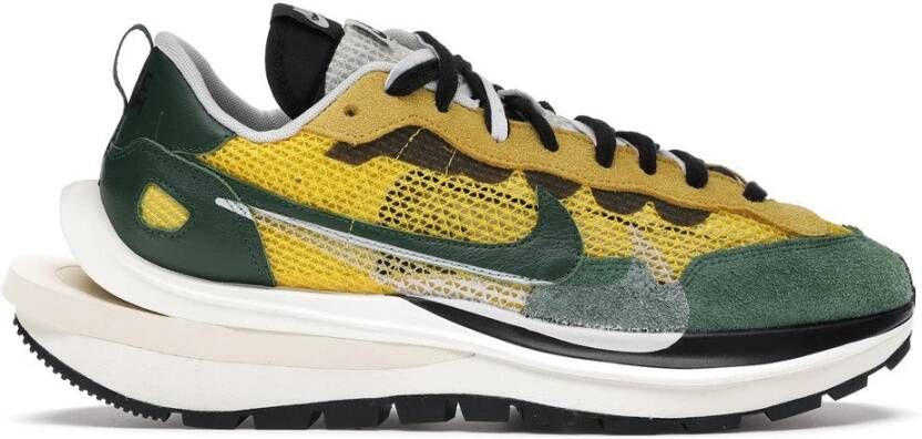 Nike Sacai Vaporwaffle Groene Sneaker Multicolor Heren