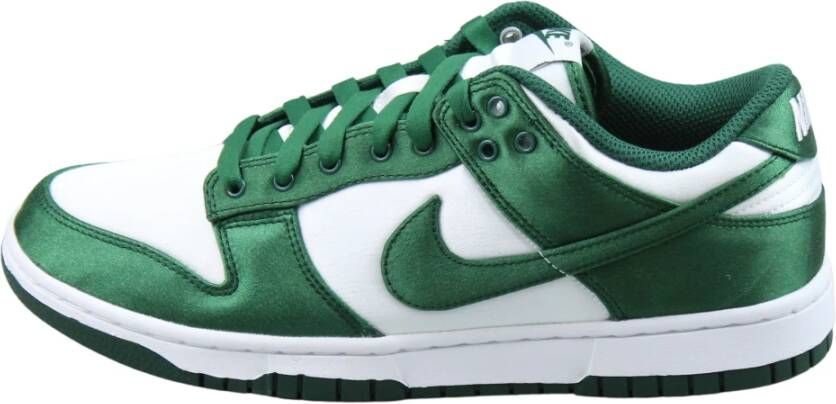 Nike Satin Green Dunk Low Sneakers Green Dames