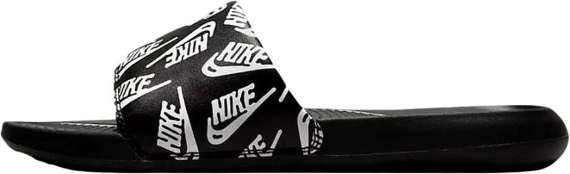 Nike Sneldrogende Slipper met Bedrukt Logo Black Unisex - Foto 1