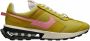 Nike Pre Day LX Sneakers Dark Citron Pink Yellow Dames - Thumbnail 1