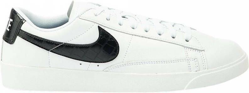 Nike Lage Damesschoen in Wit Zwart White Dames