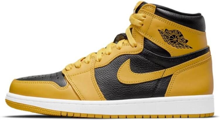 Jordan 1 Retro High Heren Schoenen Yellow Leer