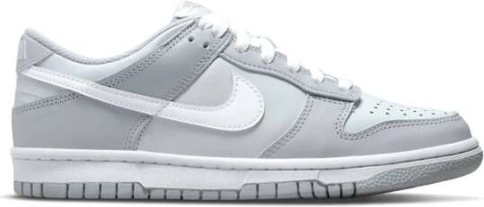 Nike Twee Tinten Grijs Dunk Low Sneakers Grijs Dames