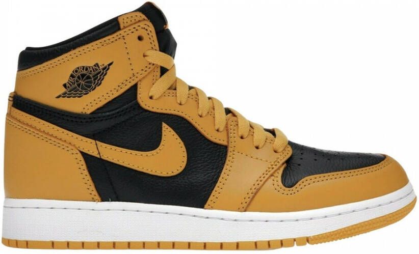 Jordan 1 Retro High Heren Schoenen Yellow Leer