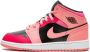 Jordan Klassieke Coral Chalk Sneakers Pink Dames - Thumbnail 12