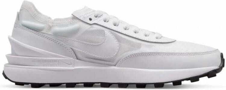 Nike Waffle One Lage Sneaker Wit Zwart White Dames