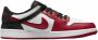 Nike AIR JORDAN 1 Low FlyEase Heren Sneakers Sport Schoenen Leer Wit-Rood DM1206 - Thumbnail 2