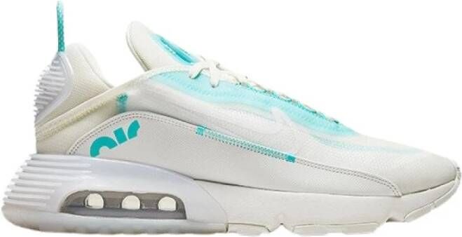 Nike 2090 Lage Schoen in Sail Wit Groen Multicolor Heren