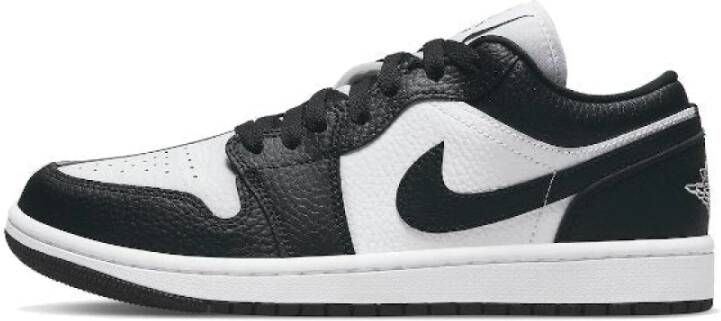 Jordan 1 Low basisschool Schoenen Black Leer 5 Foot Locker