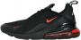 Nike Air Max 270 React Herenschoen Black White University Red- Heren Black White University Red - Thumbnail 3