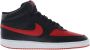 Nike Stijlvolle Court Vision Mid Sneakers Zwart Heren - Thumbnail 1