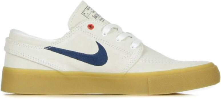 Nike Stijlvolle Herenskateschoen in Wit Marineblauw White Heren