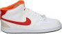 Nike Witte en Rode Court Vision Mid Sneakers White Heren - Thumbnail 5