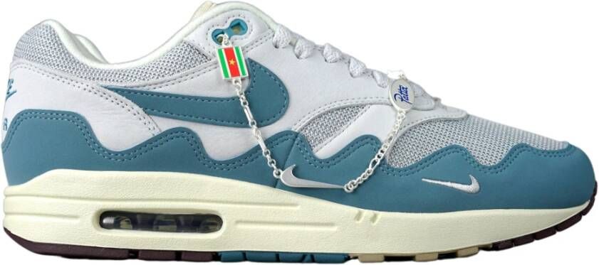 Nike Air Max 1 Patta Waves Aqua (Special Box Bracelet) Blauw Heren