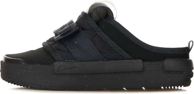 Nike Stoffen Muiltje met Verstelbare Banden Black Unisex