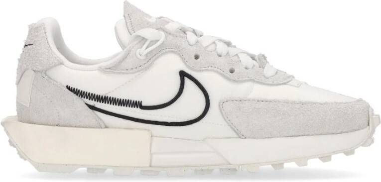 Nike Summit Low Waffle Sneaker Wit Zwart White Dames