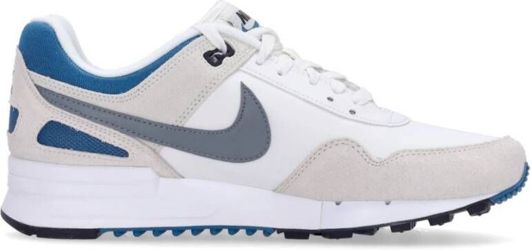 Nike Summit White Lage Schoen met Cool Grey Industrial Blue Accenten White Heren