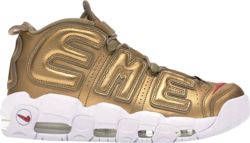 Nike Supreme Air More Uptempo Beperkte Oplage Yellow Heren