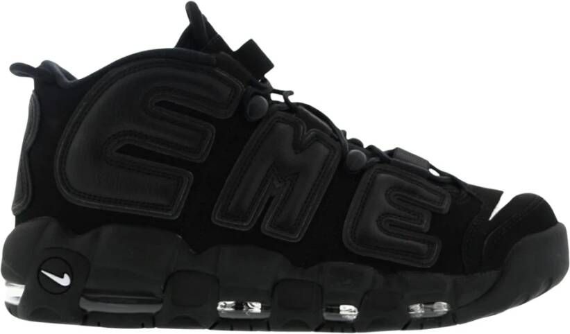 Nike Supreme Air More Uptempo Limited Edition Black Heren