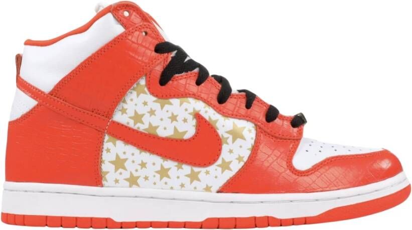 Nike Supreme Dunk High Beperkte Oplage Oranje Multicolor Heren