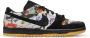 Nike Supreme Rammellzee Dunk Low SB Sneakers Multicolor Heren - Thumbnail 1