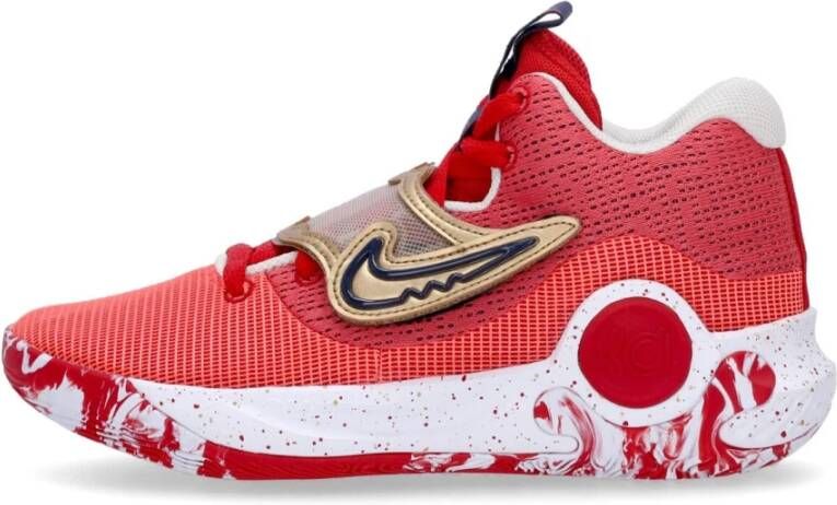 Nike Kd Trey 5 X Olympic University Red Metallic Gold