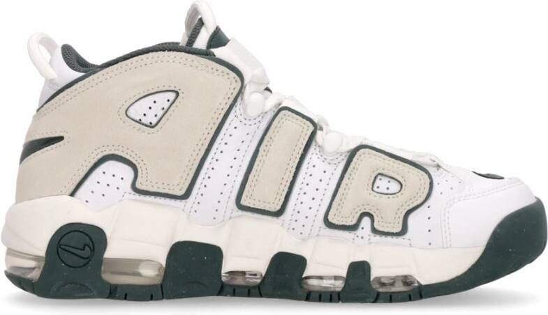 Nike Uptempo 96 Hoge Top Basketbalschoen White Heren