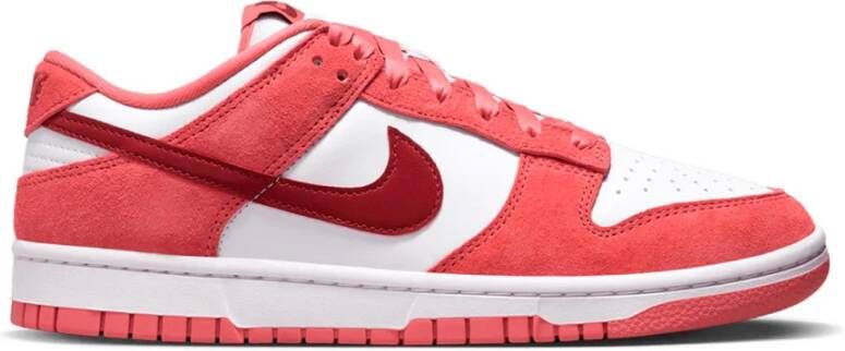 Nike Vintage Basketbalstijl Sneaker Red Dames