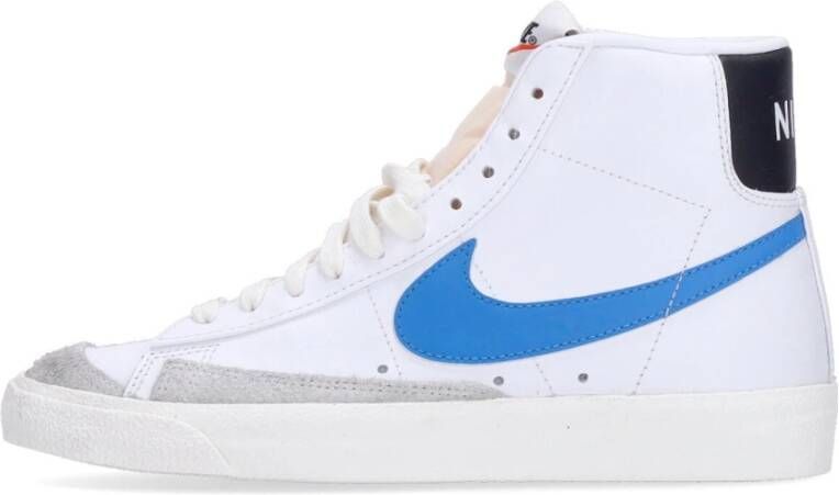 Nike Vintage High Top Sneaker Wit Blauw Zwart White Heren