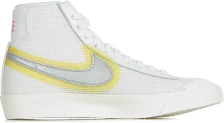 Nike Vintage Lage Schoen Blazer Mid Wit Goud White Dames