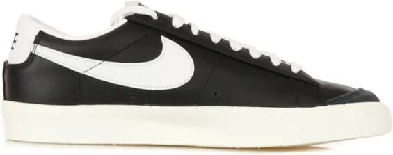 Nike Vintage Lage Sneakers Zwart Wit Black Heren