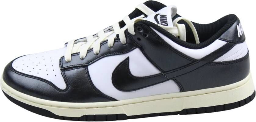 Nike Vintage Panda Dunk Low Premium Sneakers Black Heren