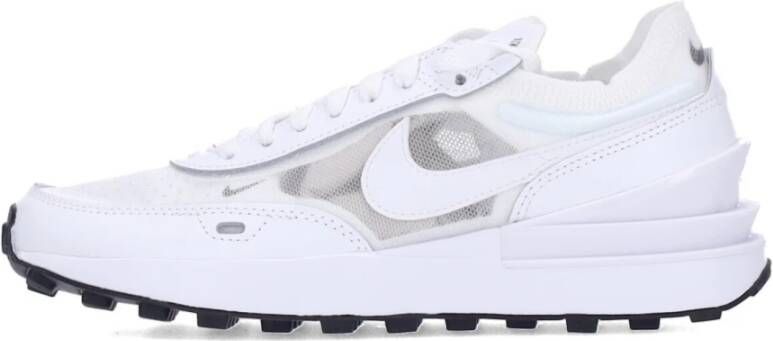 Nike Waffle One Lage Sneaker voor Dames White Dames