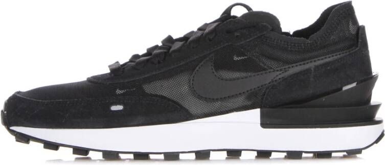 Nike Waffle One Lage Sneaker voor Heren Black Heren