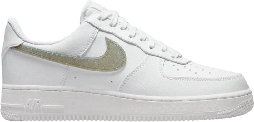 Nike Wit Goud Glitter Swoosh Beperkte Oplage White Heren