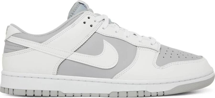 Nike Wit Neutraal Grijs Lage Sneakers White Heren