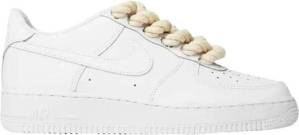 Nike Witte Corde Air Force 1 Sneakers White Heren