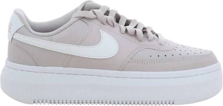 Nike Witte Court Vision Alta W Damesschoenen Pink Dames